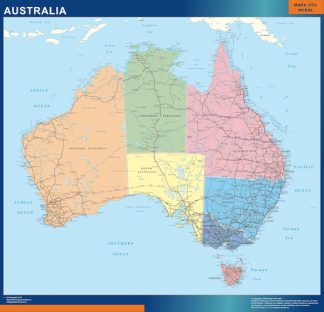 Mapa Australia