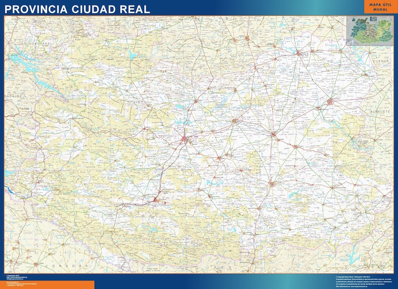 Mapa Provincia Ciudad Real
