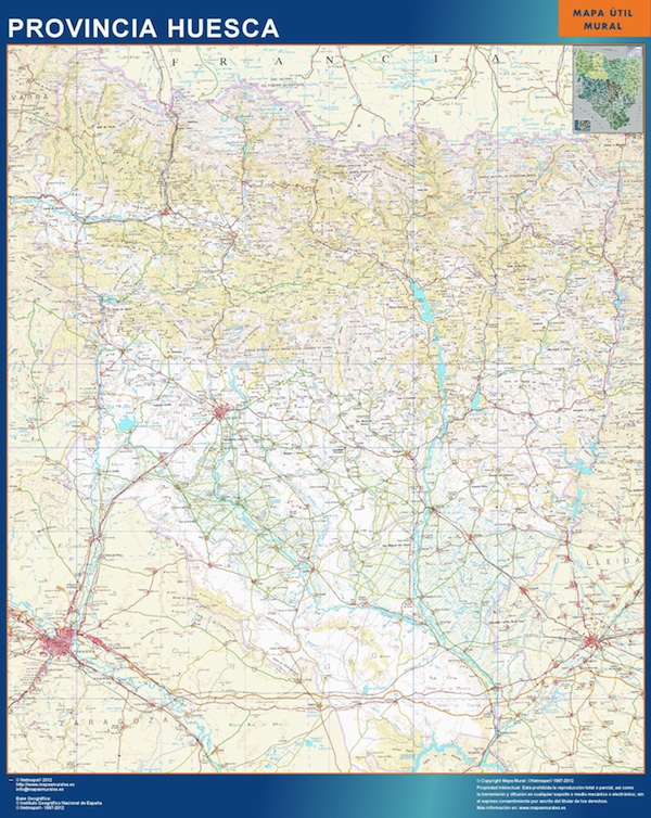 Mapa Provincia Huesca