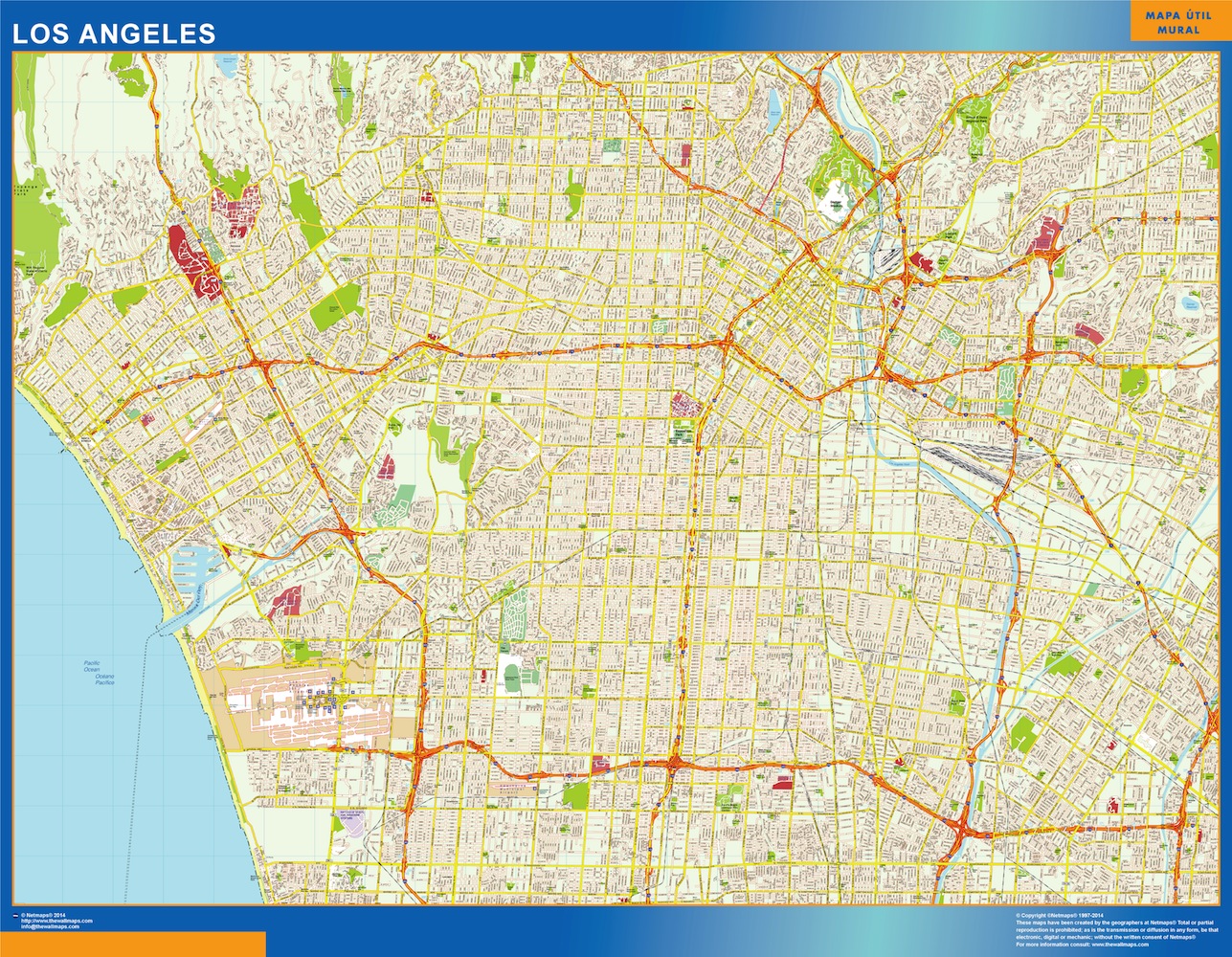 Mapa de Los Angeles